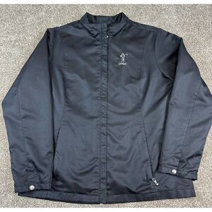 Cutter & Buck Women Black XL Weather Tec Full Zip & Lined Jacket  LPGA Embroider